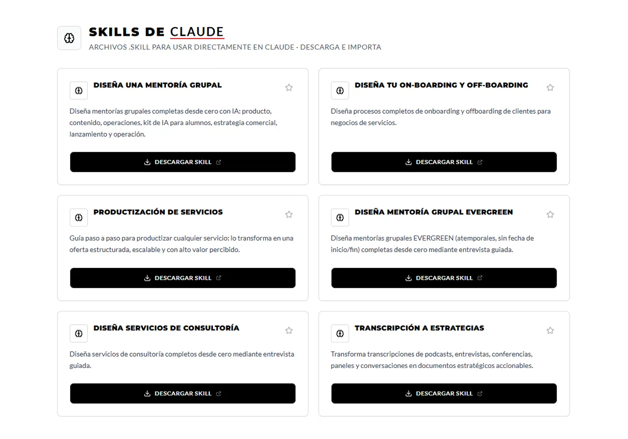 Aplicaciones y Skills para consultorías en vivo