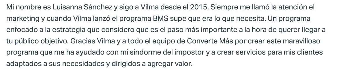 Testimonio