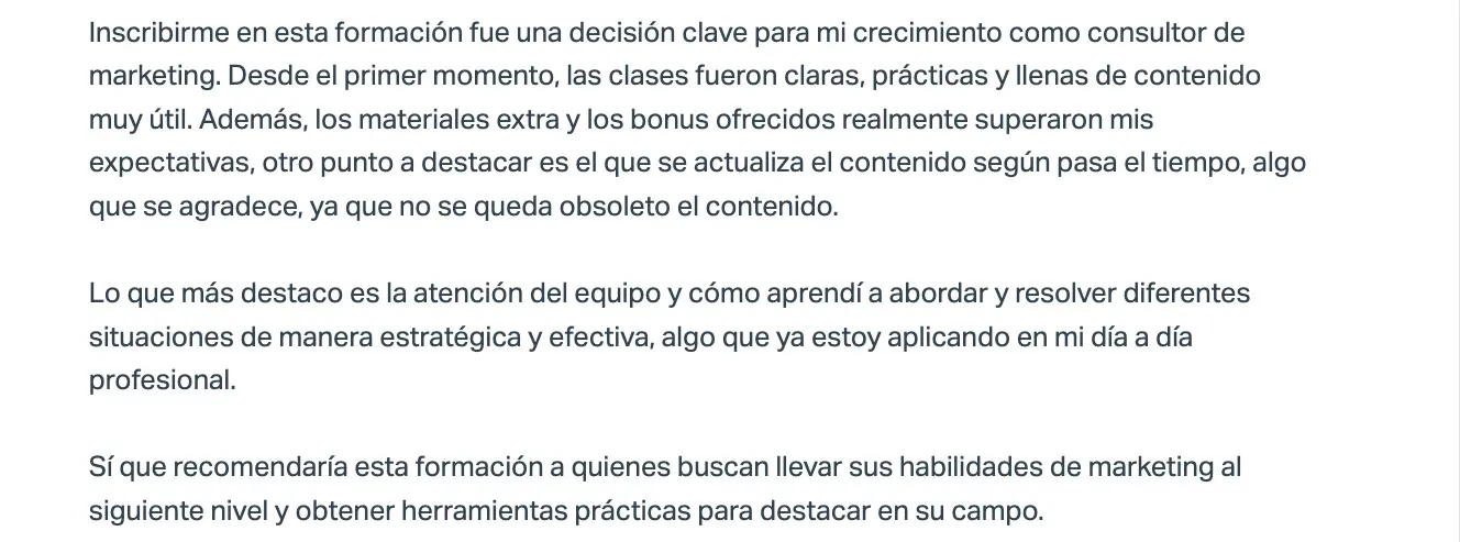 Testimonio
