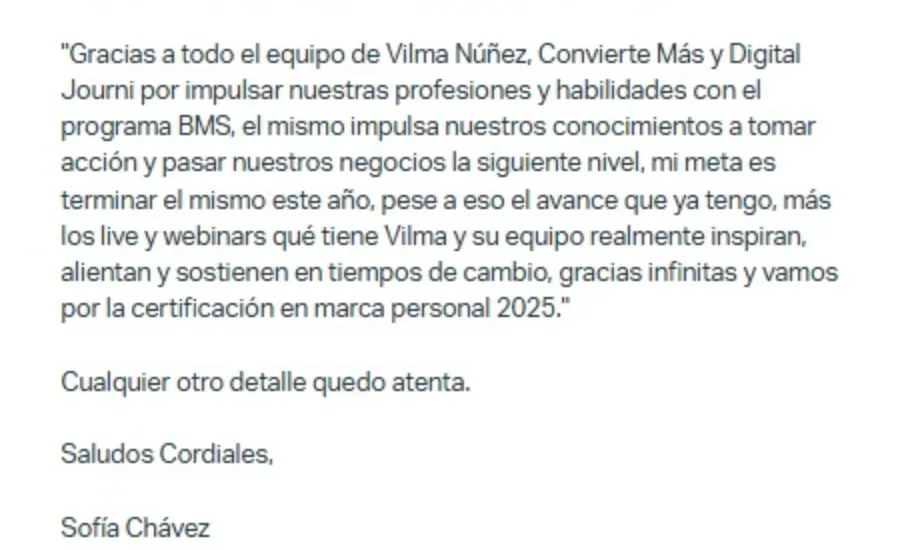 Testimonio